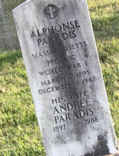 Alphonse Paradis on Sysoon
