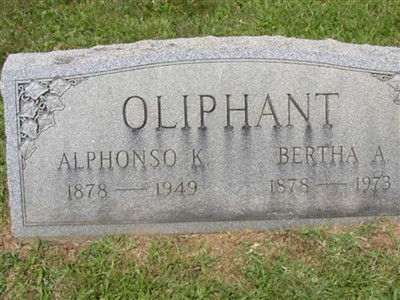 Alphonso K Oliphant on Sysoon