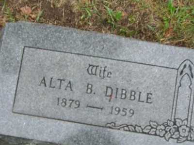 Alta B Dibble on Sysoon