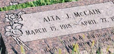 Alta Jane Lacy McCain on Sysoon