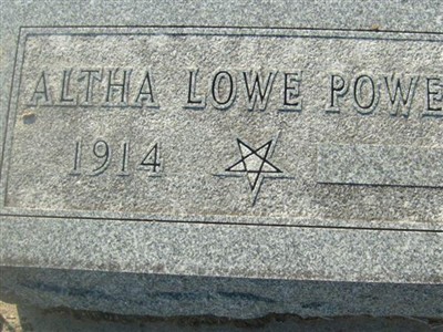 Altha Lowe Powers on Sysoon