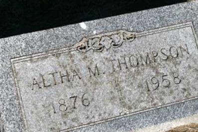 Altha M. Thompson on Sysoon