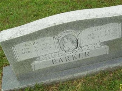 Altha V. Barker on Sysoon