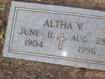 Altha V Darby on Sysoon