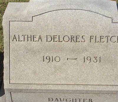 Althea Delores Fletcher on Sysoon