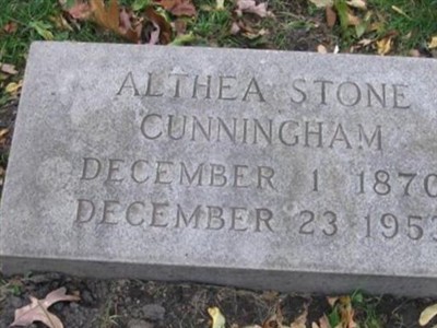 Althea I. Stone Cunningham on Sysoon