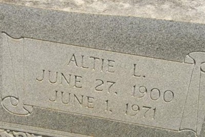 Altie L. Stapler on Sysoon