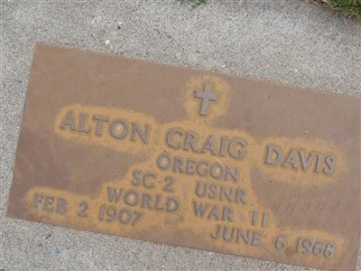 Alton Craig Davis on Sysoon