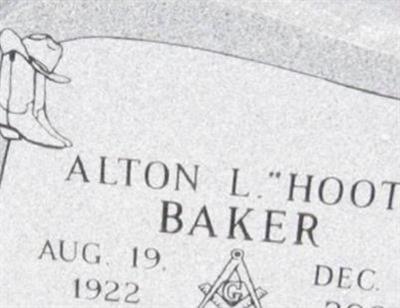 Alton L. Hoot Baker on Sysoon