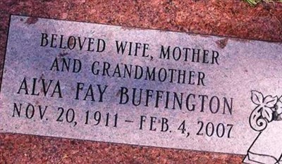 Alva Fay Smith Buffington on Sysoon