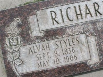 Alvah Styles Richardson on Sysoon
