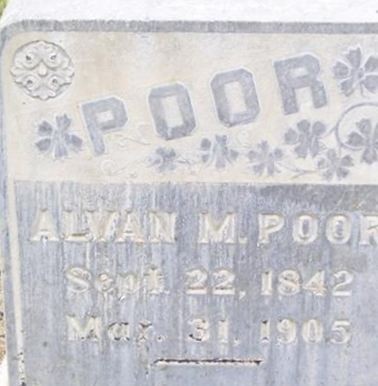 Alvan Mansfield Poor on Sysoon