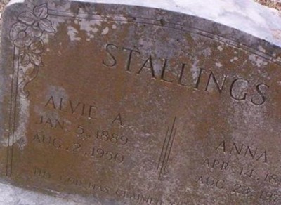 Alvie A Stallings on Sysoon
