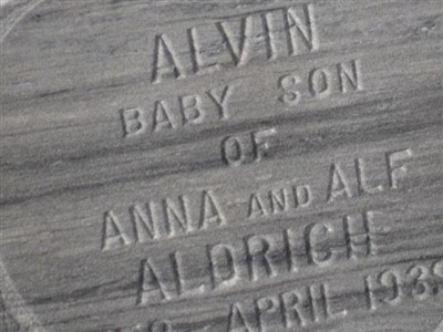 Alvin Aldrich on Sysoon