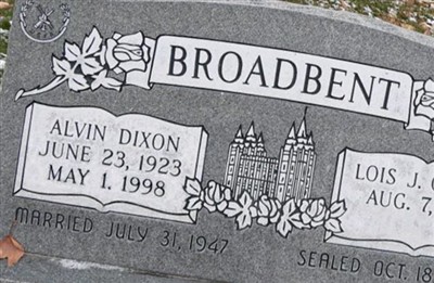 Alvin Dixon Broadbent on Sysoon