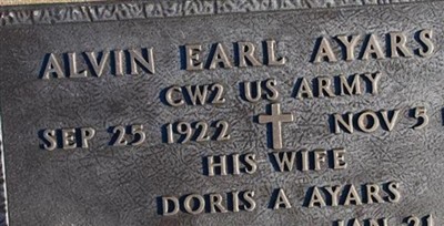 Alvin Earl Ayars, Sr on Sysoon