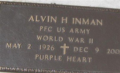 Alvin H Inman on Sysoon