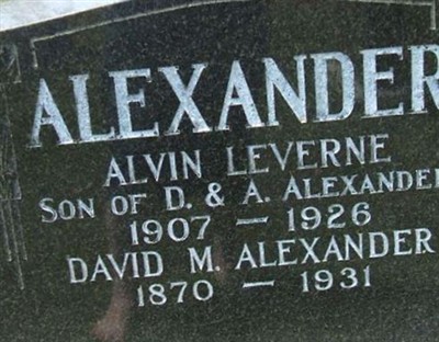 Alvin Leverne Alexander on Sysoon