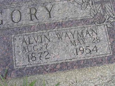 Alvin Wayman Gregory on Sysoon