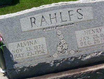Alvina Rahlfs on Sysoon