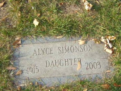 Alyce Simonson on Sysoon