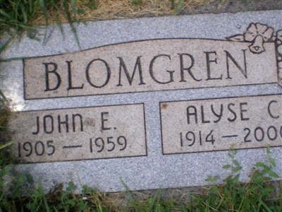 Alyse C Blomgren on Sysoon