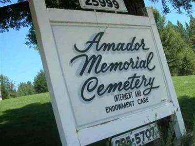 Amador Memorial Cemetery on Sysoon