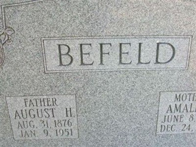Amalie Elizabeth Felix Befeld on Sysoon