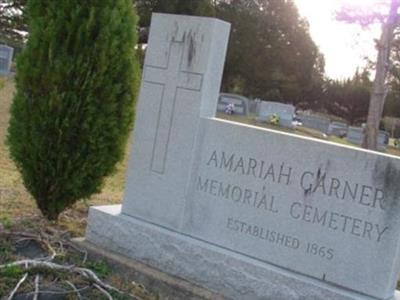 Amariah Garner Memorial Cemetery on Sysoon