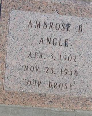 Ambrose B. Angle on Sysoon