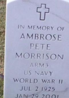 Ambrose Pete Morrison on Sysoon