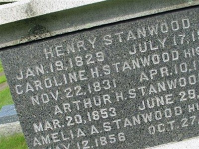 Amelia A. Strout Stanwood on Sysoon