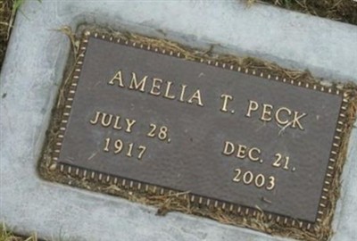 Amelia T Peck on Sysoon