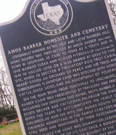 Amos Barber Cemetery on Sysoon