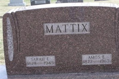 Amos Edward Mattix on Sysoon