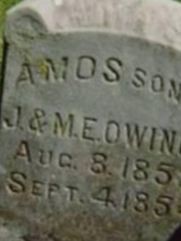 Amos R Owings on Sysoon