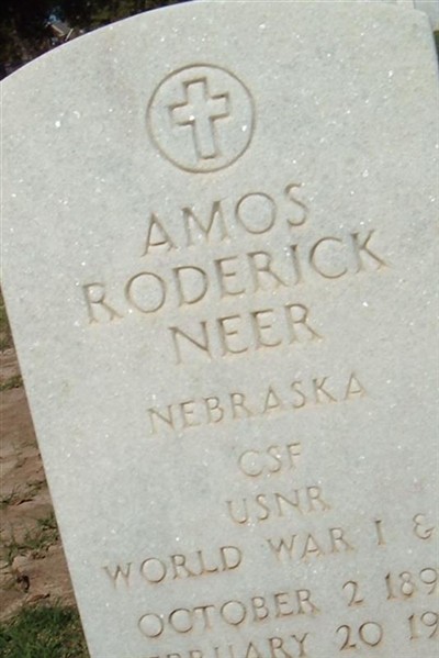 Amos Roderick Neer on Sysoon