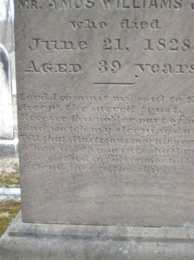 Amos Williams, Jr, Find a grave on Sysoon Amos Williams, Jr on Sysoon