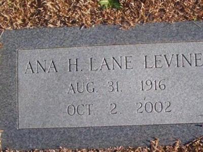 Ana H Lane Leviner on Sysoon