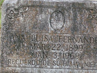 Ana Luisa Fernandez on Sysoon