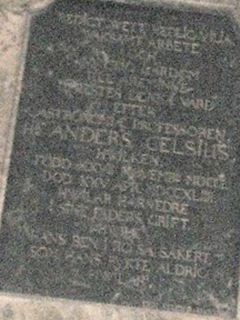 Anders Celsius on Sysoon