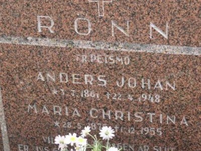 Anders Johan Andersson R?nn on Sysoon