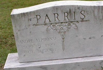 Andre Alphonse Parris on Sysoon