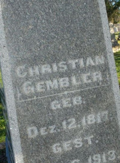 Andreas Christian Gembler on Sysoon