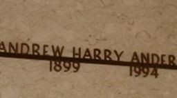Andrew Harry Anderson on Sysoon