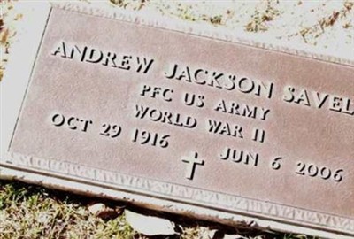 Andrew Jackson Savell on Sysoon