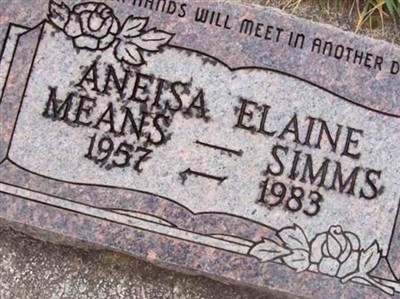 Aneisa Elaine Means Simms on Sysoon