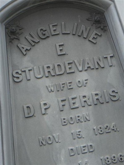 Angeline E Sturdevant Ferris on Sysoon