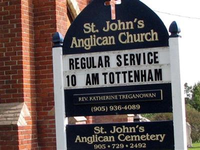 Saint John's Anglican Church Cemetery, New Tecumse on Sysoon