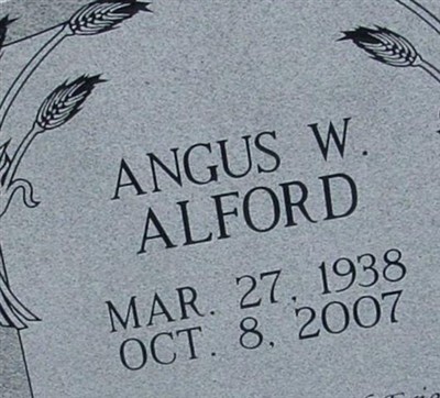 Angus W Alford on Sysoon